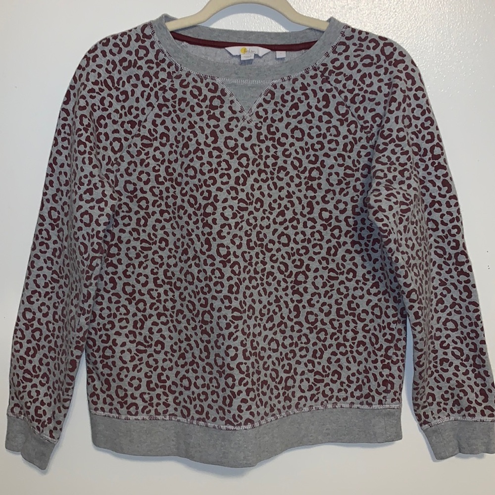 Boden animal print sweatshirt